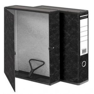 ValueX Box File Paper on Board Foolscap 65mm Capacity 80mm Spine Width Clip Closure Cloud - 30715DENT